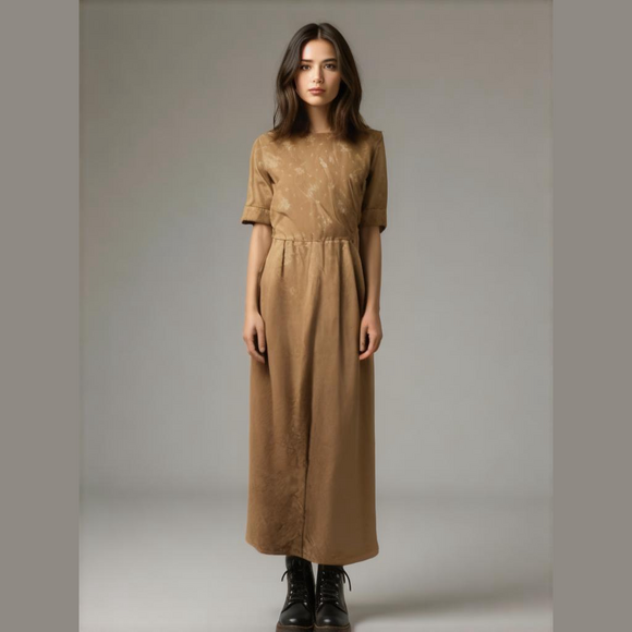 Dresses & Skirts - Vintage handmade boho prairie maxi dress size MED/LG